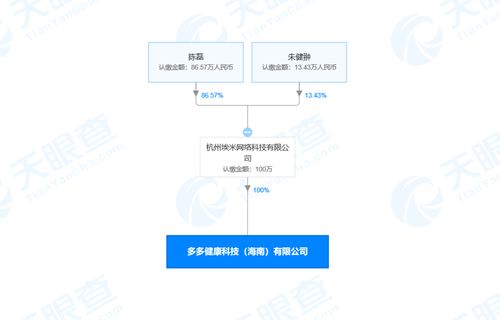 拼多多布局大健康領(lǐng)域 海南成立健康科技子公司，拓展醫(yī)療器械與網(wǎng)絡(luò)技術(shù)服務(wù)